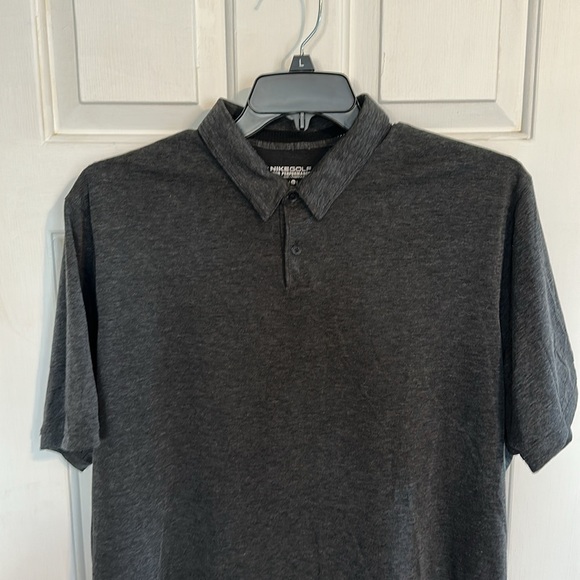 Nikes Gold Men’s Grey Polo size XL - Picture 2 of 3